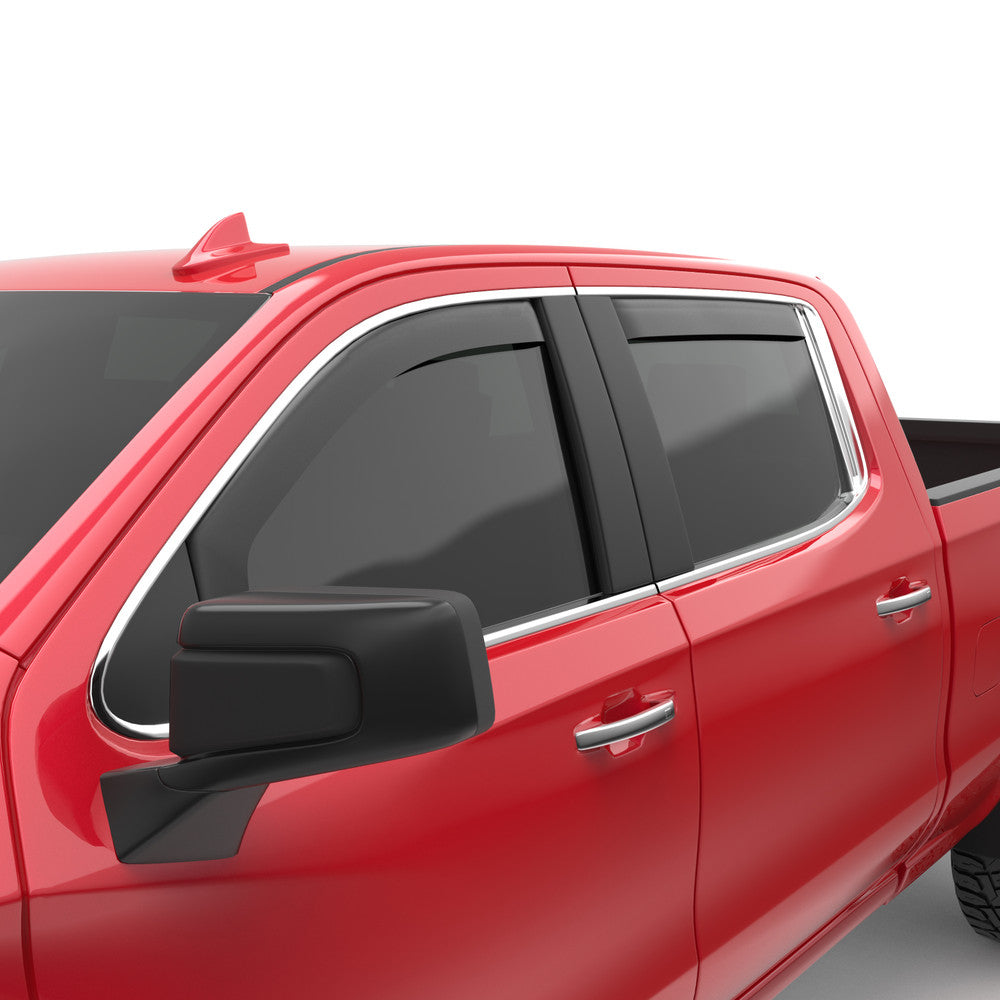 EGR 2019-2024 Chevrolet Silverado 1500 GMC Sierra 1500 Extended Cab In-channel Window Visors 571895