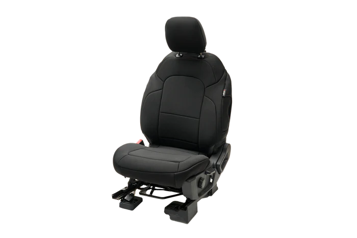 Body Armor 2021-2024 Ford Bronco 2 & 4 Door Front Seat Covers Fabric Smooth Black 91010