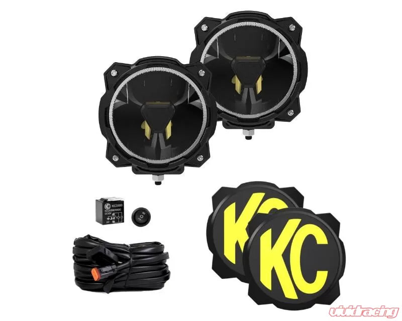 KC Hilites Gravity Titan 6" LED Wide 40 Light Beam Pair 91403