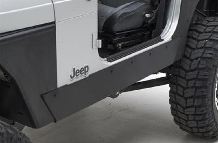 Smittybilt 1997-2006 Jeep Wrangler TJ LJ XRC Rock Sliders Black Textured 76870