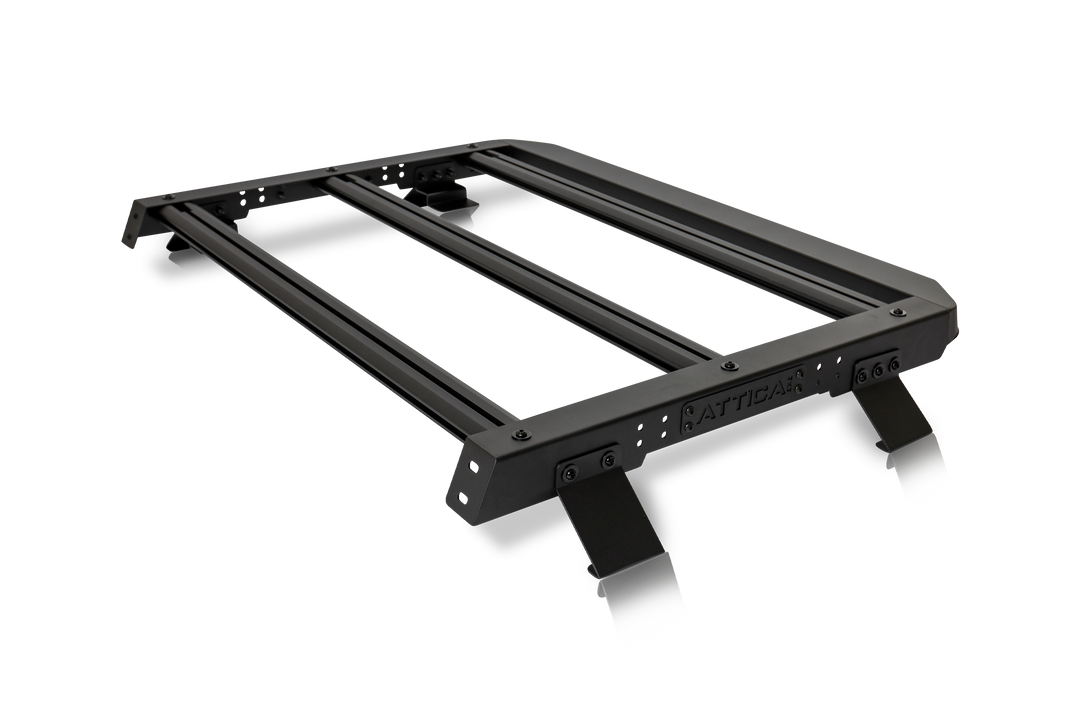 Attica 2021-2024 Ford Bronco Terra Series Rear Section Roof Rack Platform Powder Coated Black ATTFB01F103-BX