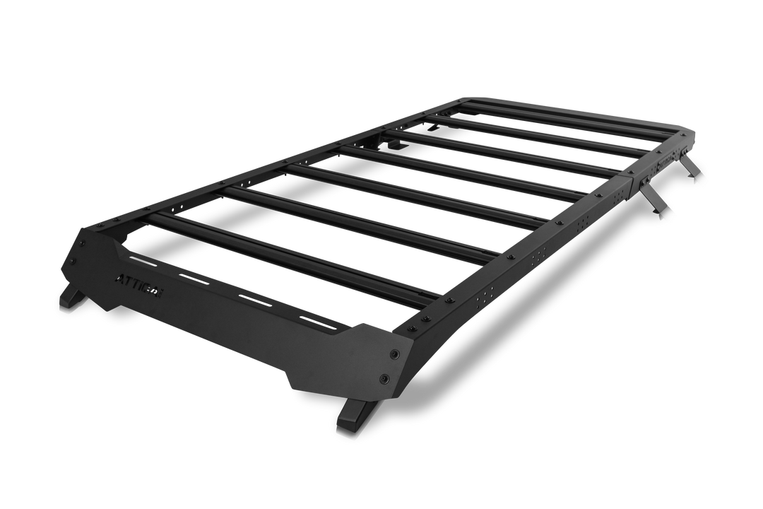 Attica 2021-2024 Ford Bronco Terra Series Full Length Roof Rack Platform Powder Coated Black ATTFB01F102-BX