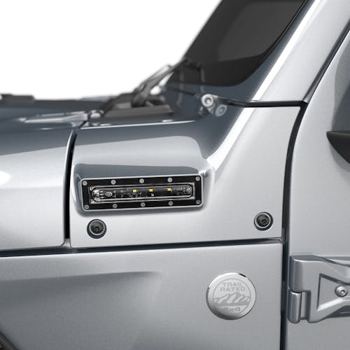 EGR 2018-2025 Jeep Wrangler JL JLU Gladiator JT Painted PSE Silver Zynith VSL Side Light VSLJP2002