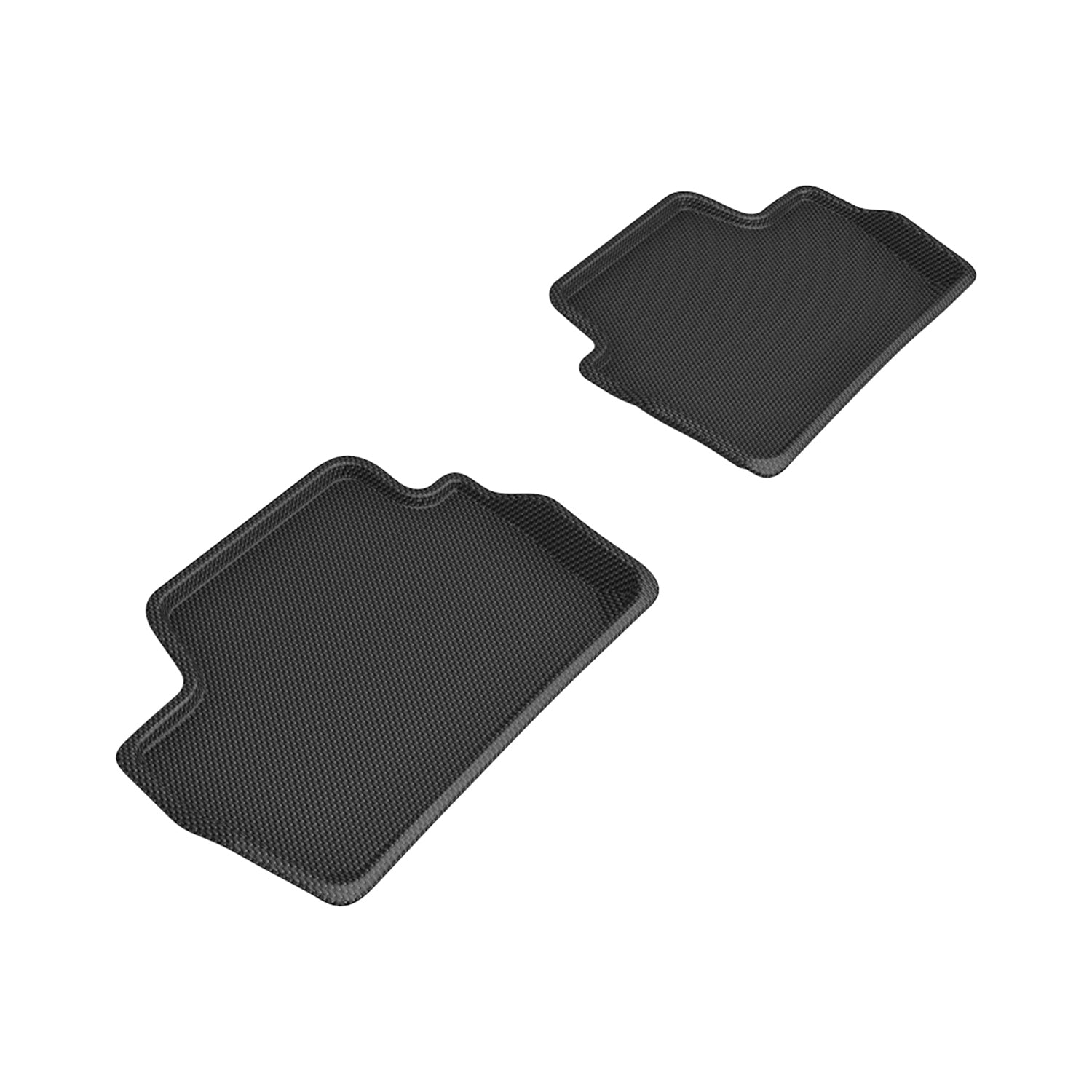 3D Maxpider 2022-2024 BMW 2 Series G42 Coupe Custom Fit Floor Liner Mat Kagu Black 2nd Row L1BM12521509