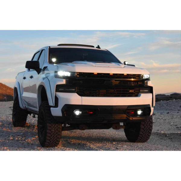 Morimoto 2019-2021 Chevrolet Silverado 1500 2020-2023 Silverado 2500HD 3500HD 4Banger LED Fog Light Bracket BAF068
