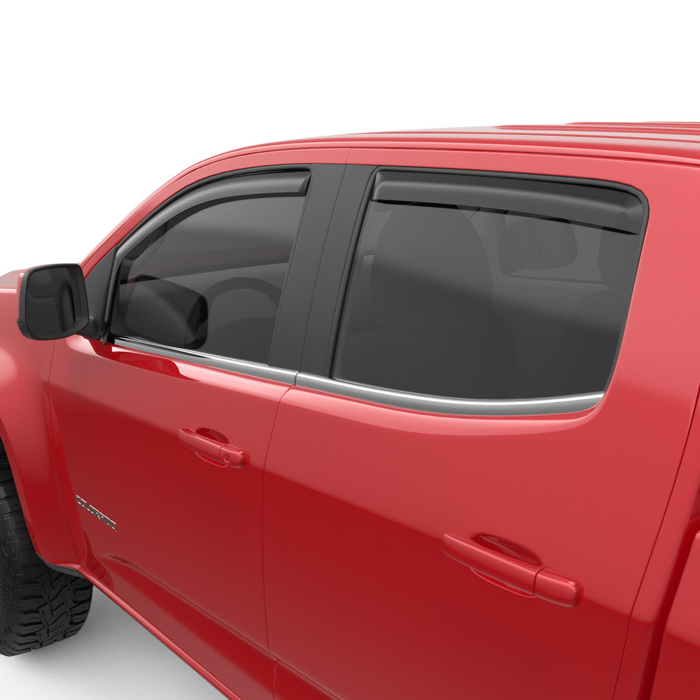 EGR 2015-2022 Chevrolet Colorado GMC Canyon Crew Cab In-channel Window Visors 571395