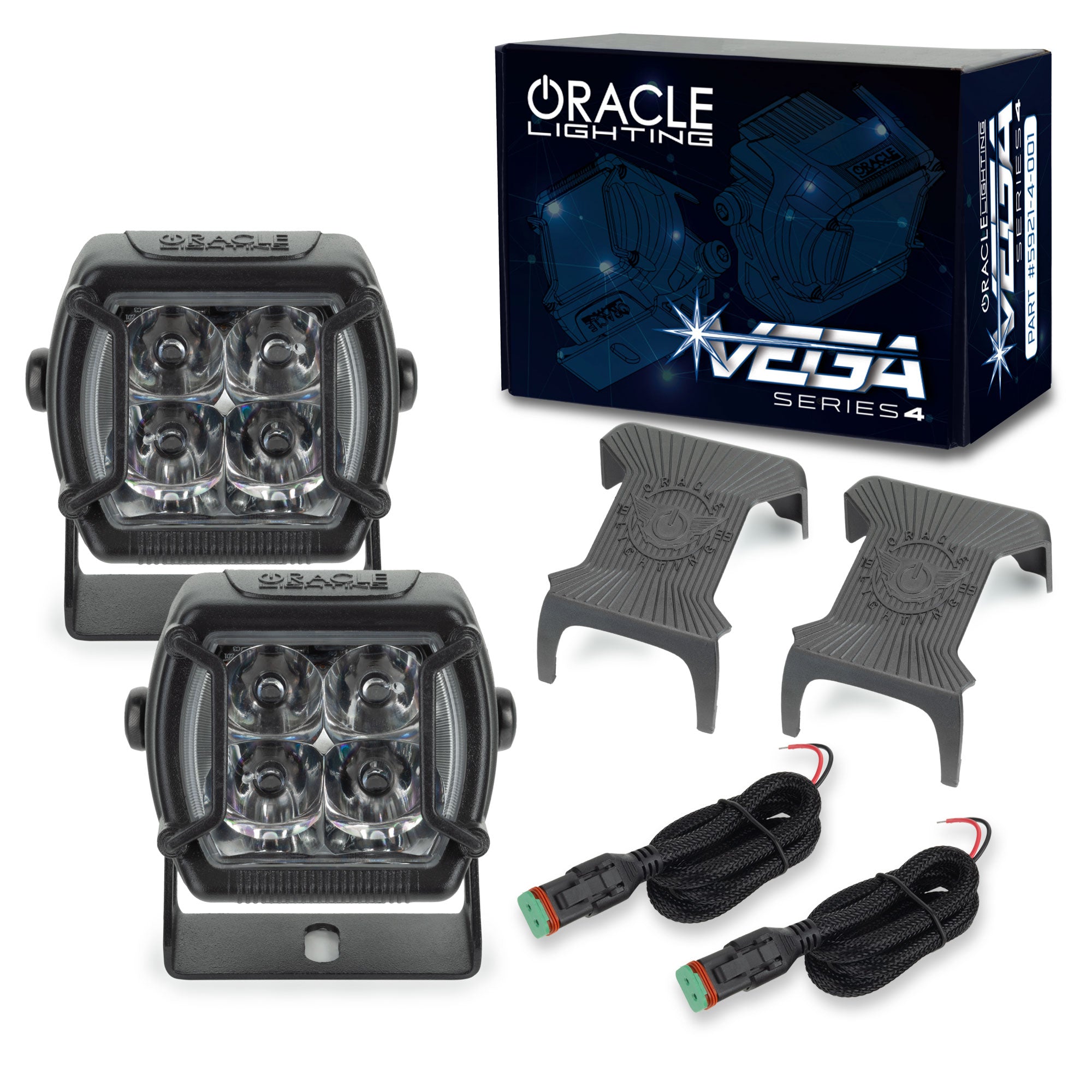 Oracle Lighting VEGA Series 4 LED Light Pod Spotlights 5921-4-001