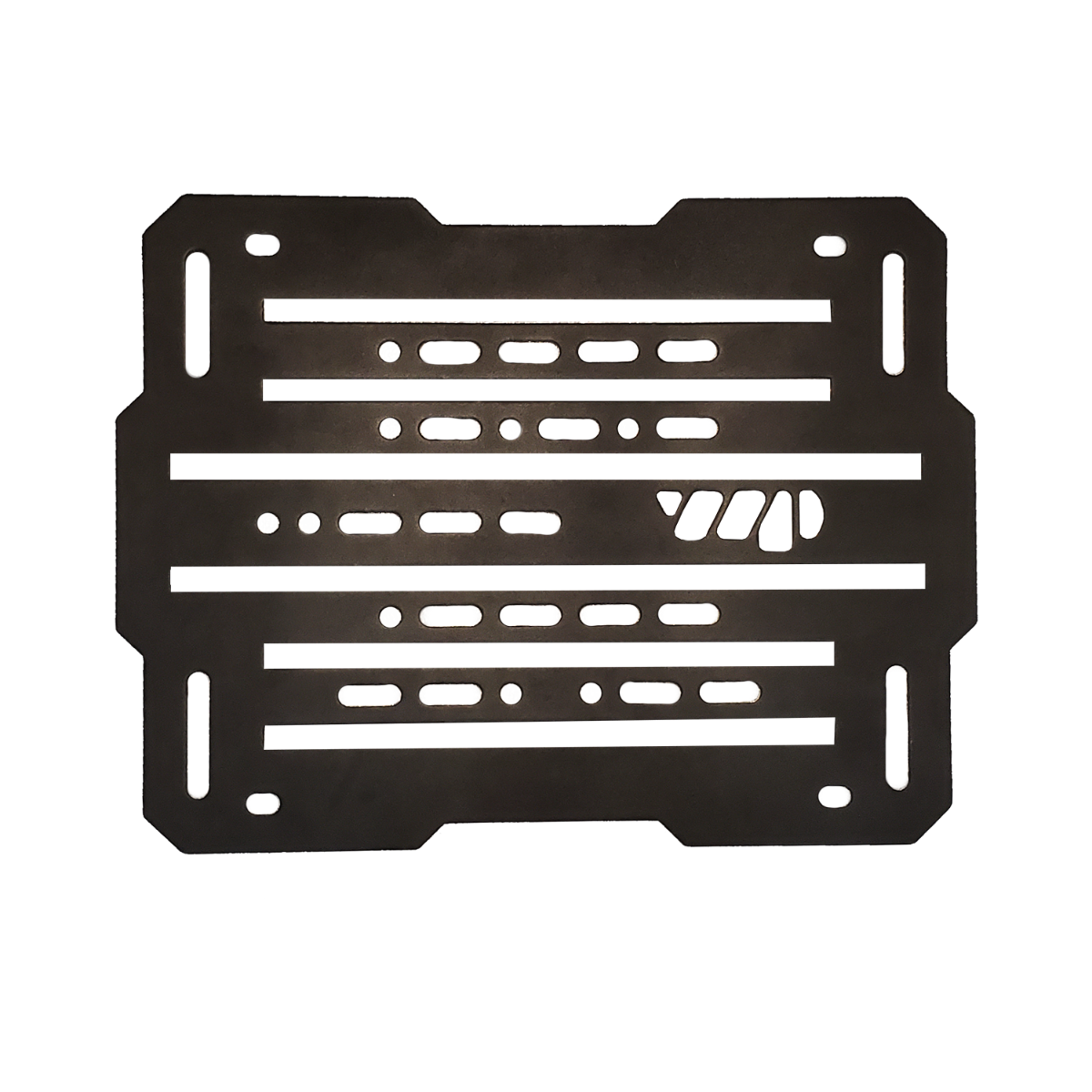 Warrior Universal Mini Maxtrax & Rotopax Mount System Single Aluminum With Black Powder Coating 10311PC