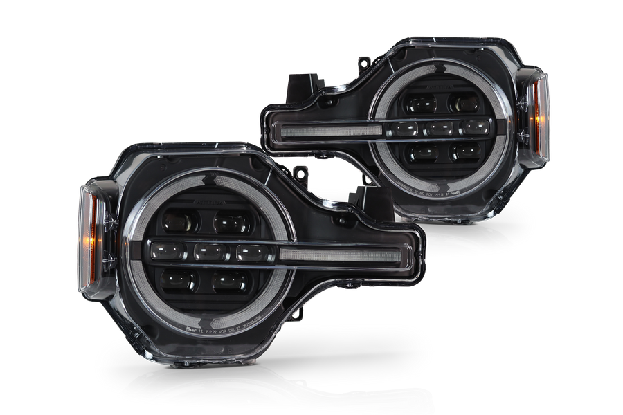 Attica 2021-2025 Ford Bronco Rogue Series Head Lights CHATT0759-B-SQ