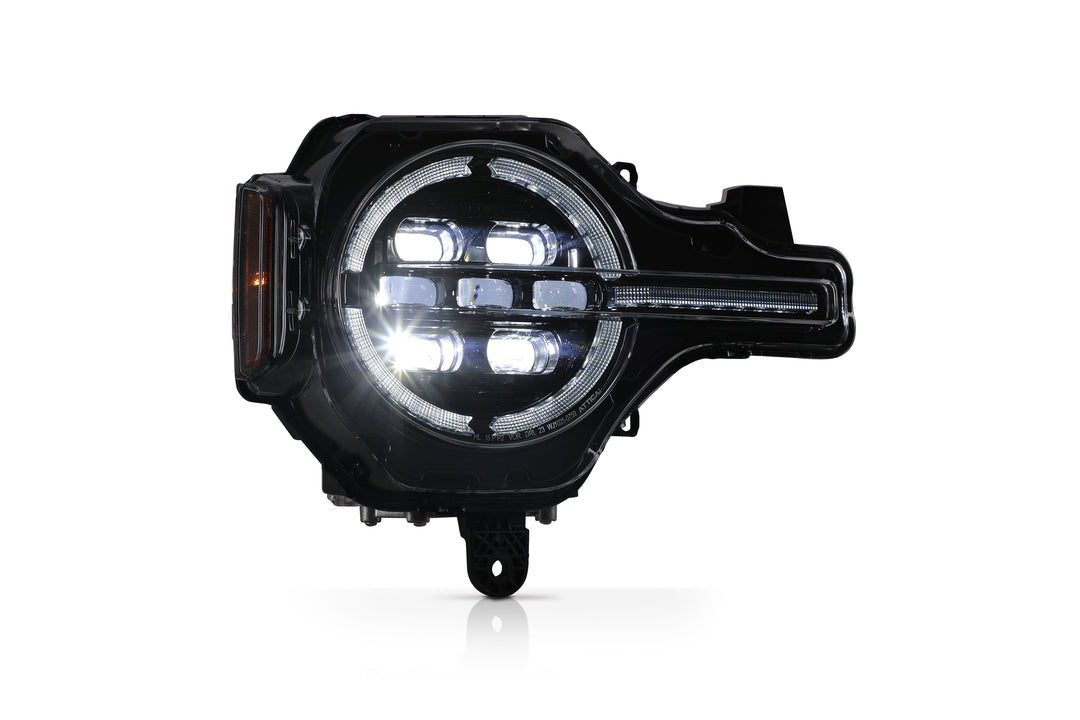 Attica 2021-2025 Ford Bronco Apex Series Headlights CHATT0759-H6-GBC-SQ