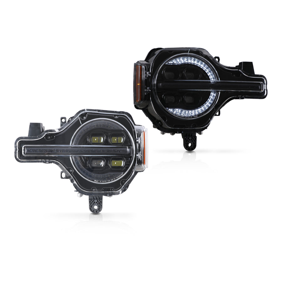 Attica 2021-2025 Ford Bronco Sol Series Head Lights CHATT0760-H6-GBC-SQ
