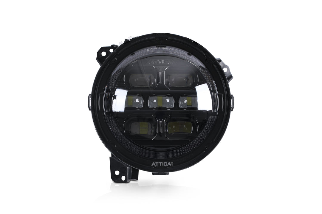 Attica 2018-2025 Jeep Wrangler JL Apex Series Head Lights CHATT0771-H6-GBC-SQ