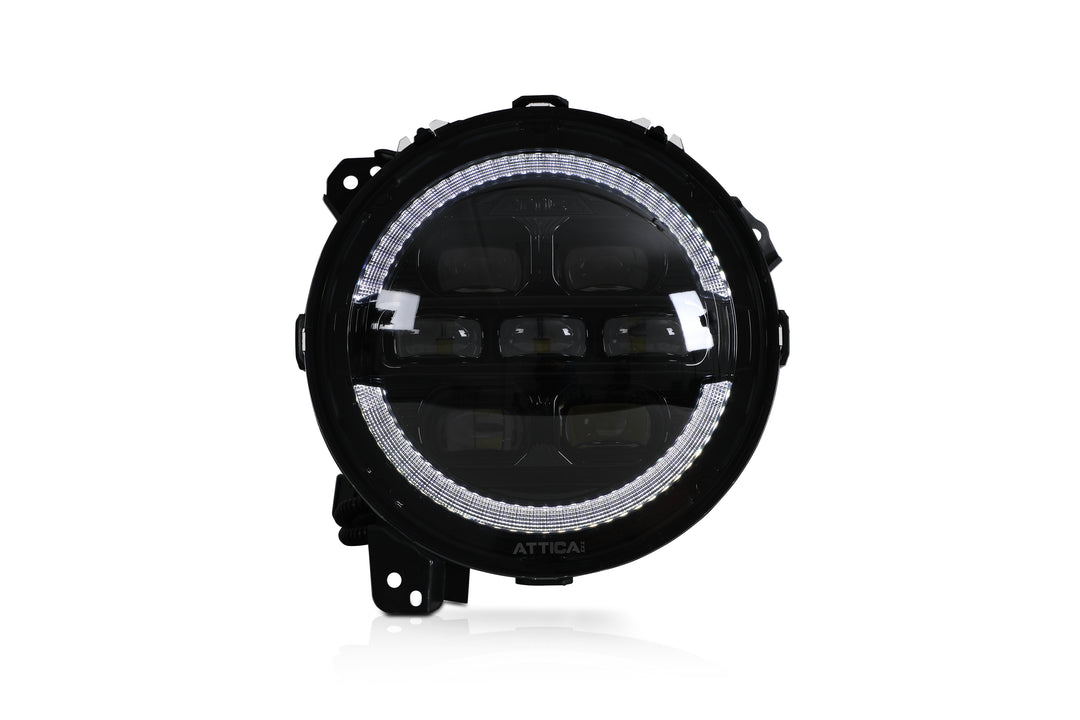 Attica 2018-2025 Jeep Wrangler JL Apex Series Head Lights CHATT0771-H6-GBC-SQ
