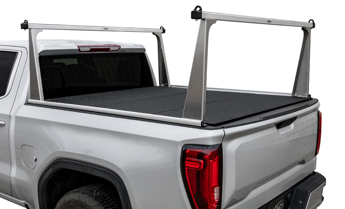 Adarac 2024-2025 Toyota Tacoma 5' Box Silver Single Pro Series Truck Bed Racks F2050081
