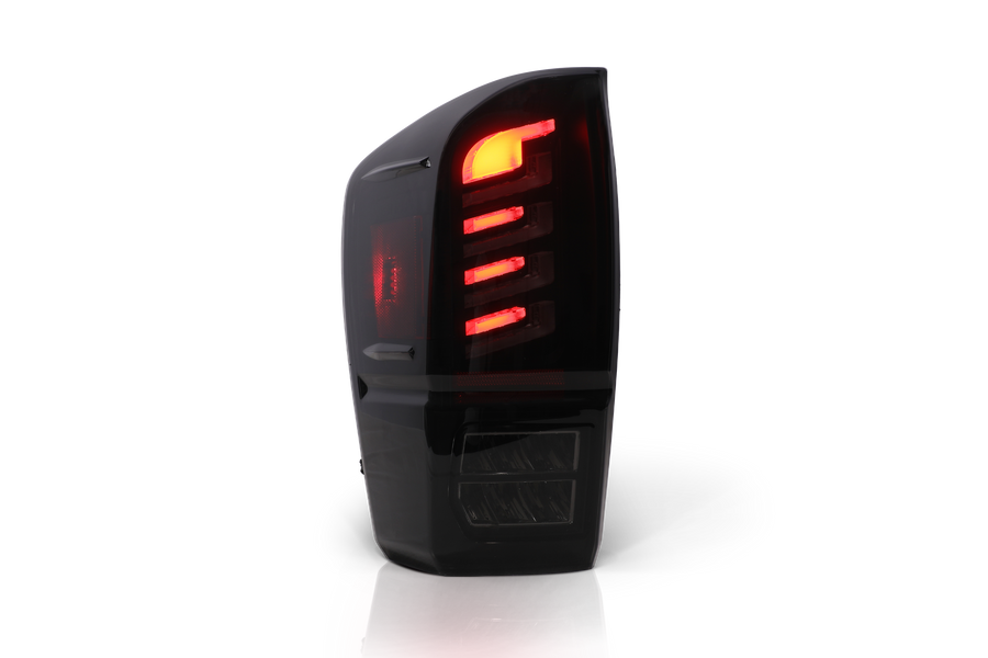 Attica 2016-2023 Toyota Tacoma Rogue Series Black Smoke Tail Lights CTATT0765-BS-SQ