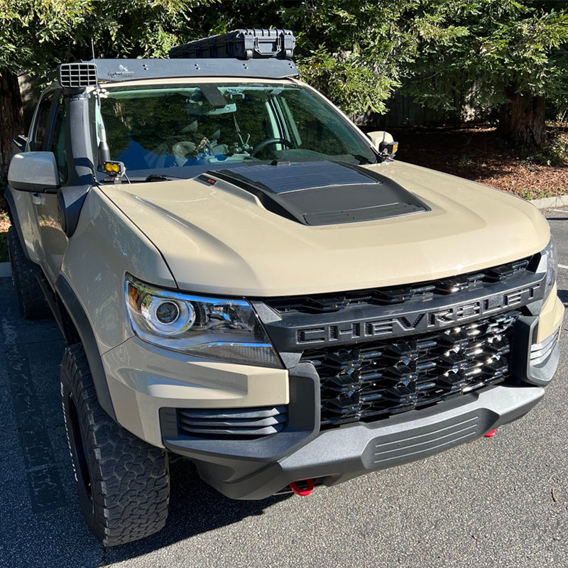 Lensun Chevrolet Colorado ZR2 Lensun 35W Hood Flexible Solar Panel