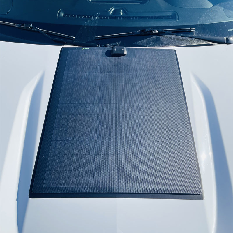 Lensun 2019-2025 Chevrolet Silverado 1500 4th Gen 60W Hood Solar Panel