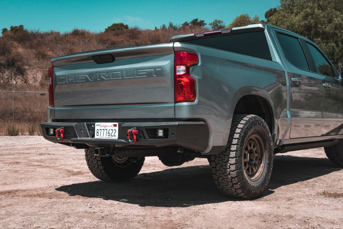Body Armor 2019-2024 Chevrolet Silverado 1500 GMC Sierra 1500 Ambush Rear Bumper GM-2966
