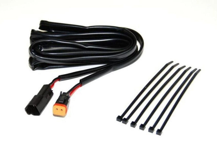 KC Hilites 8' Plug-In Wiring Extension 2-Pin Deutsch Connector 6318