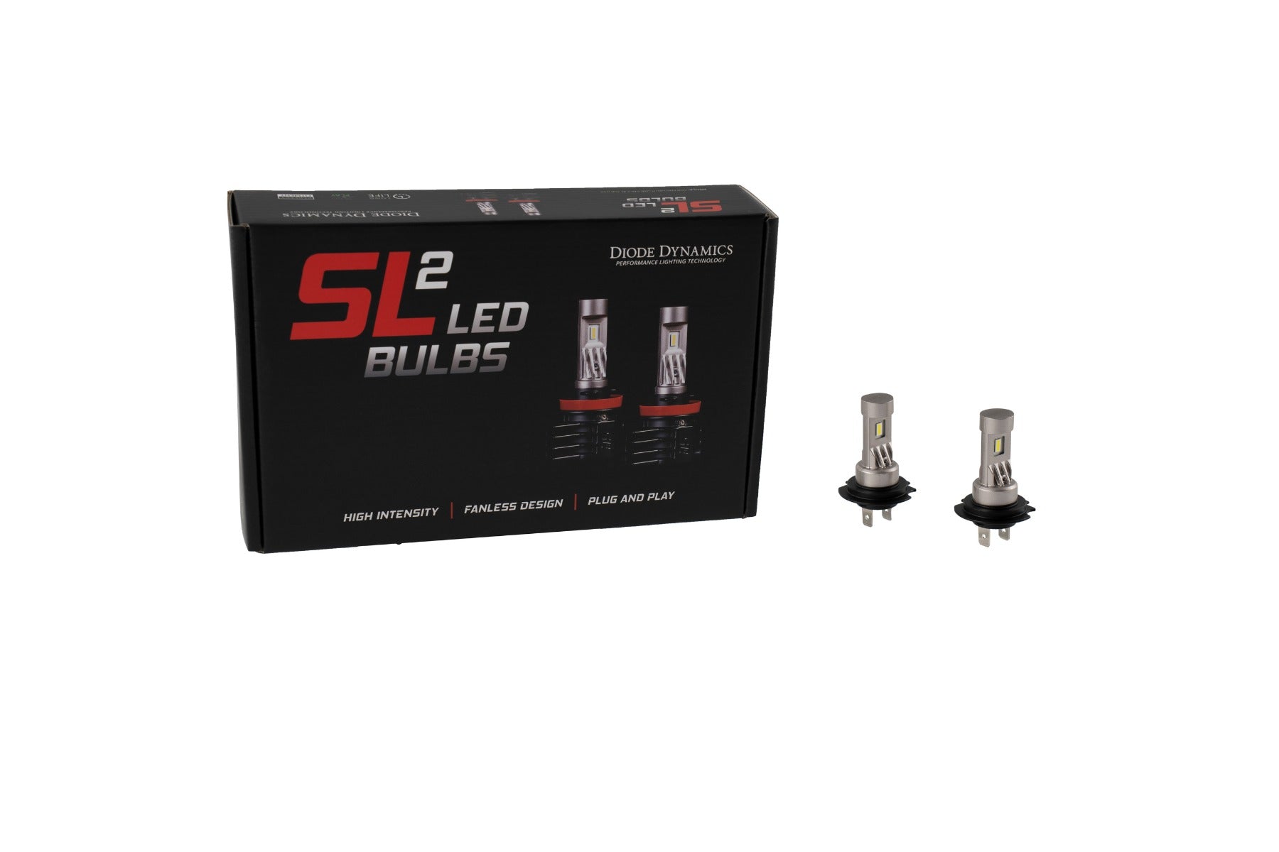 Diode Dynamics H7 White SL2 LED Bulbs Pair DD0473P