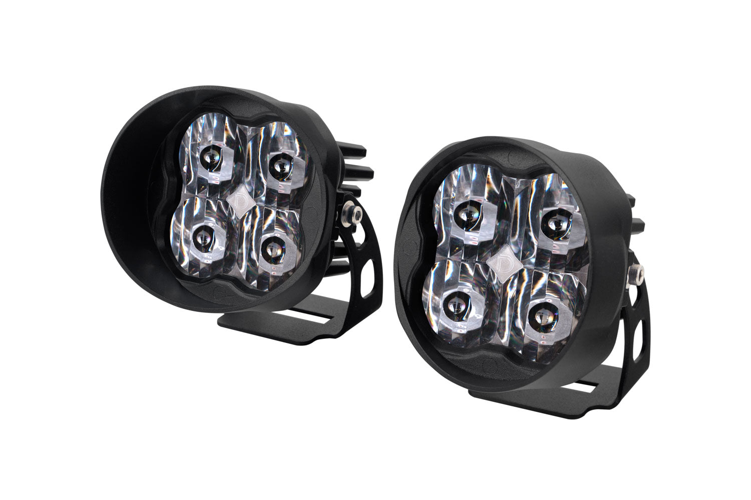 Diode Dynamics SS3 LED Pod Pro White SAE Driving Angled Pair DD6164P