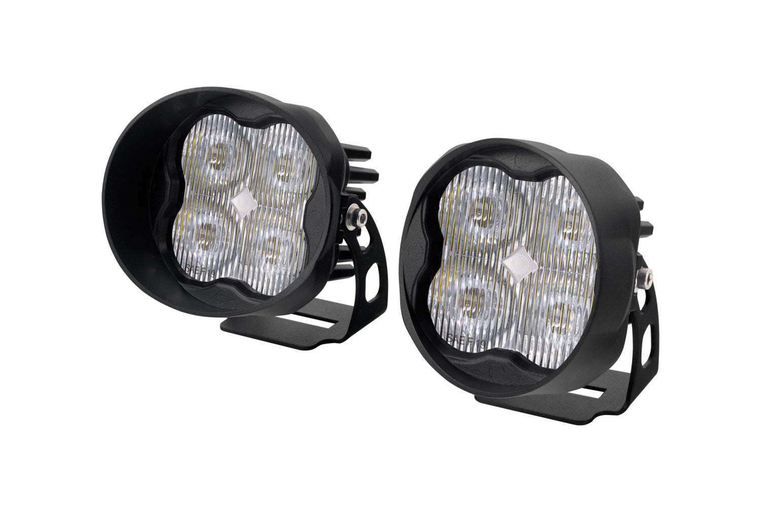 Diode Dynamics SS3 LED Pod Pro White SAE Fog Angled Pair DD6167P