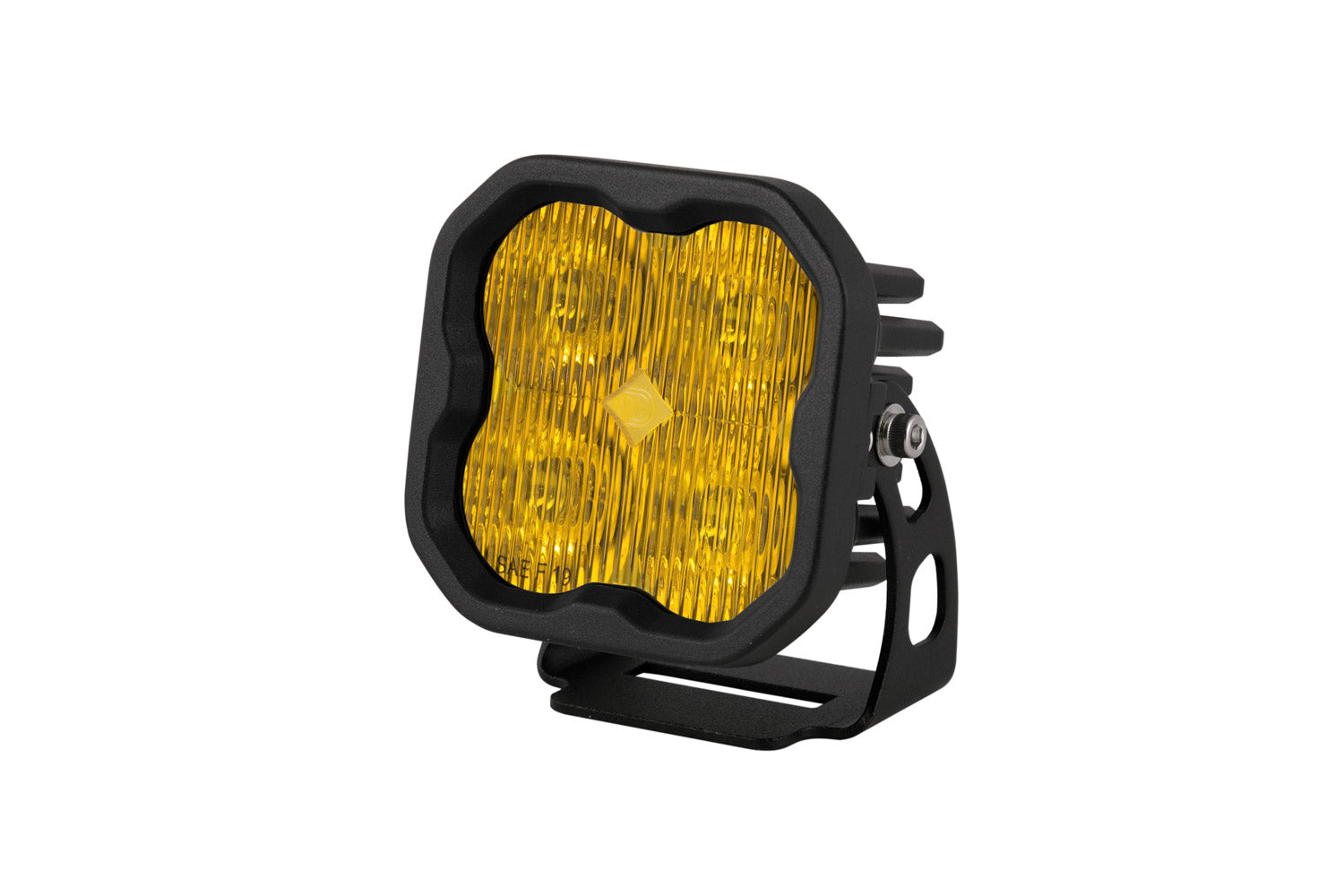 Diode Dynamics SS3 Sport ABL Yellow SAE Fog Standard Single LED Light Pods DD6869S