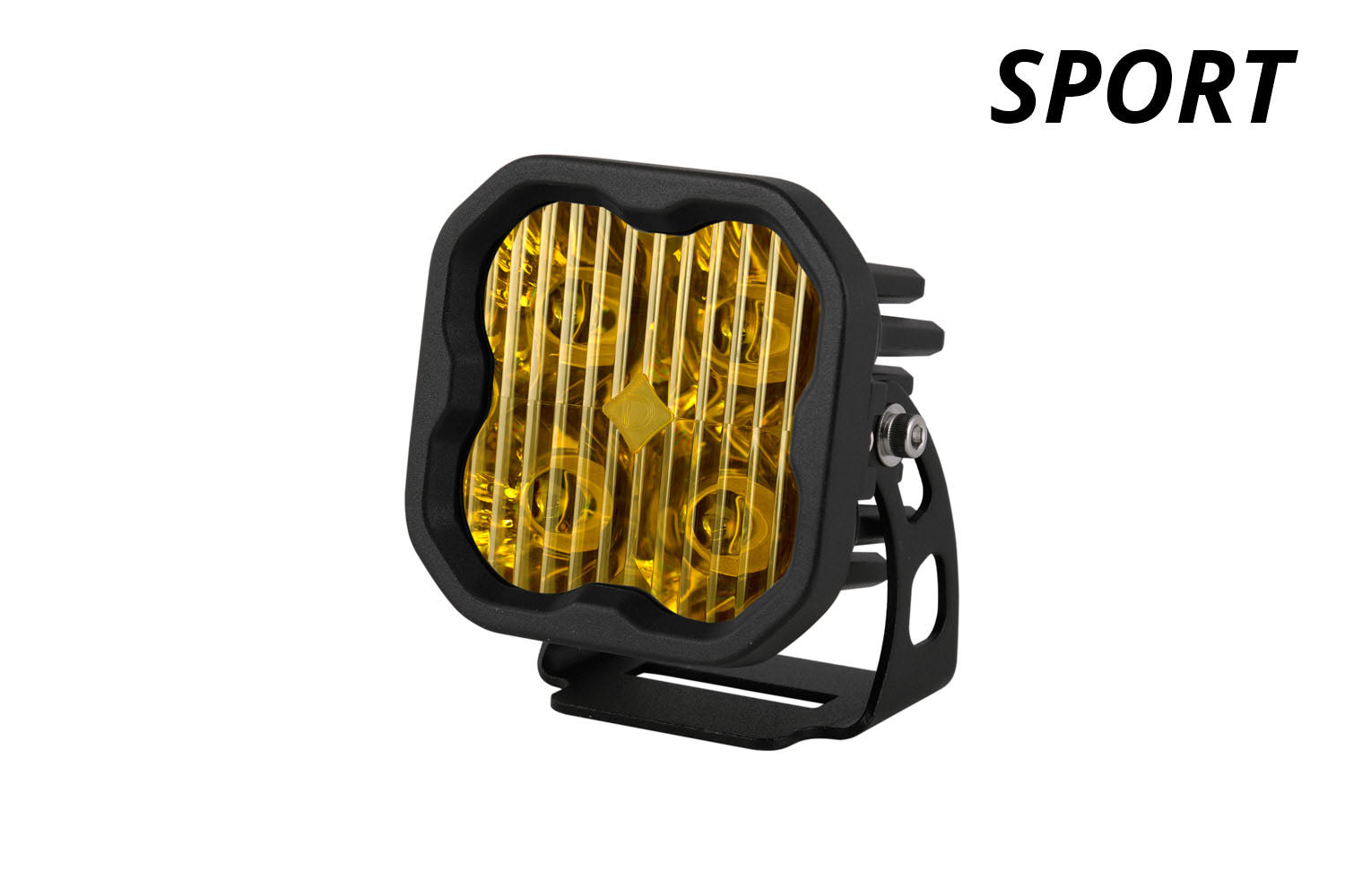 Diode Dynamics SS3 Sport ABL Yellow SAE Fog Standard Single LED Light Pods DD6869S