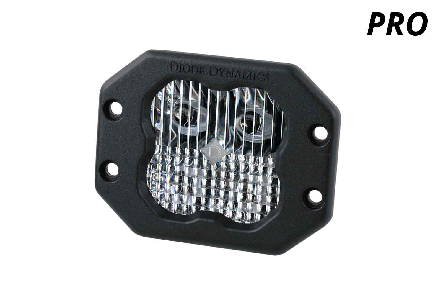 Diode Dynamics SS3 Pro RBL White Flood Flush Single LED Light Pods DD6933S