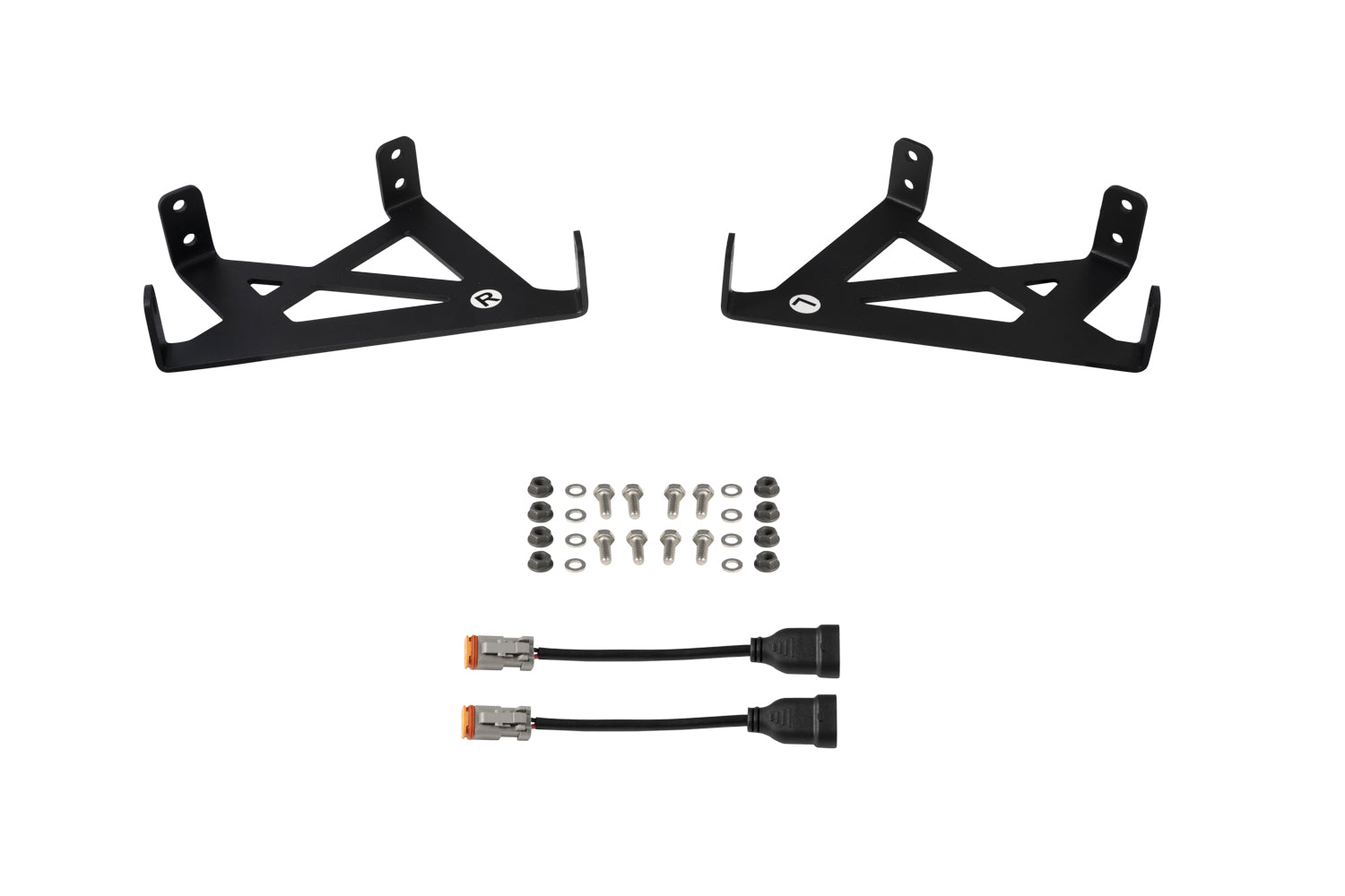 Diode Dynamics 2020-2022 Ford Ford F-250 F-350 F-450 F-550 Super Duty SS6 Fog Lightbar Bracket Kit Pair DD7582P