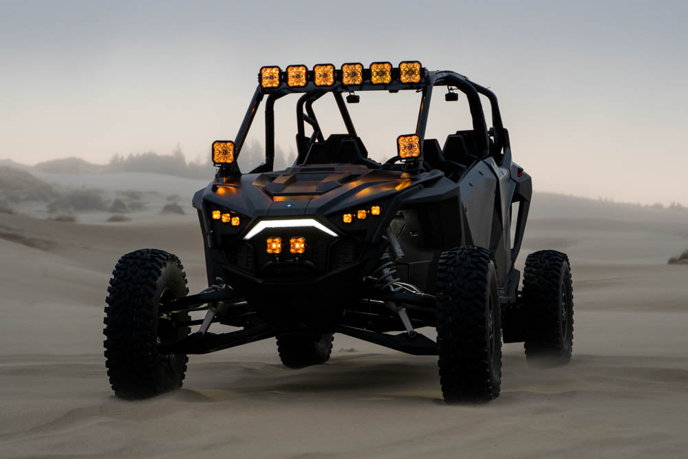 Diode Dynamics 2020-2024 Polaris RZR A-Pillar SS5 Pro White Combo LED Pod Kit DD7641