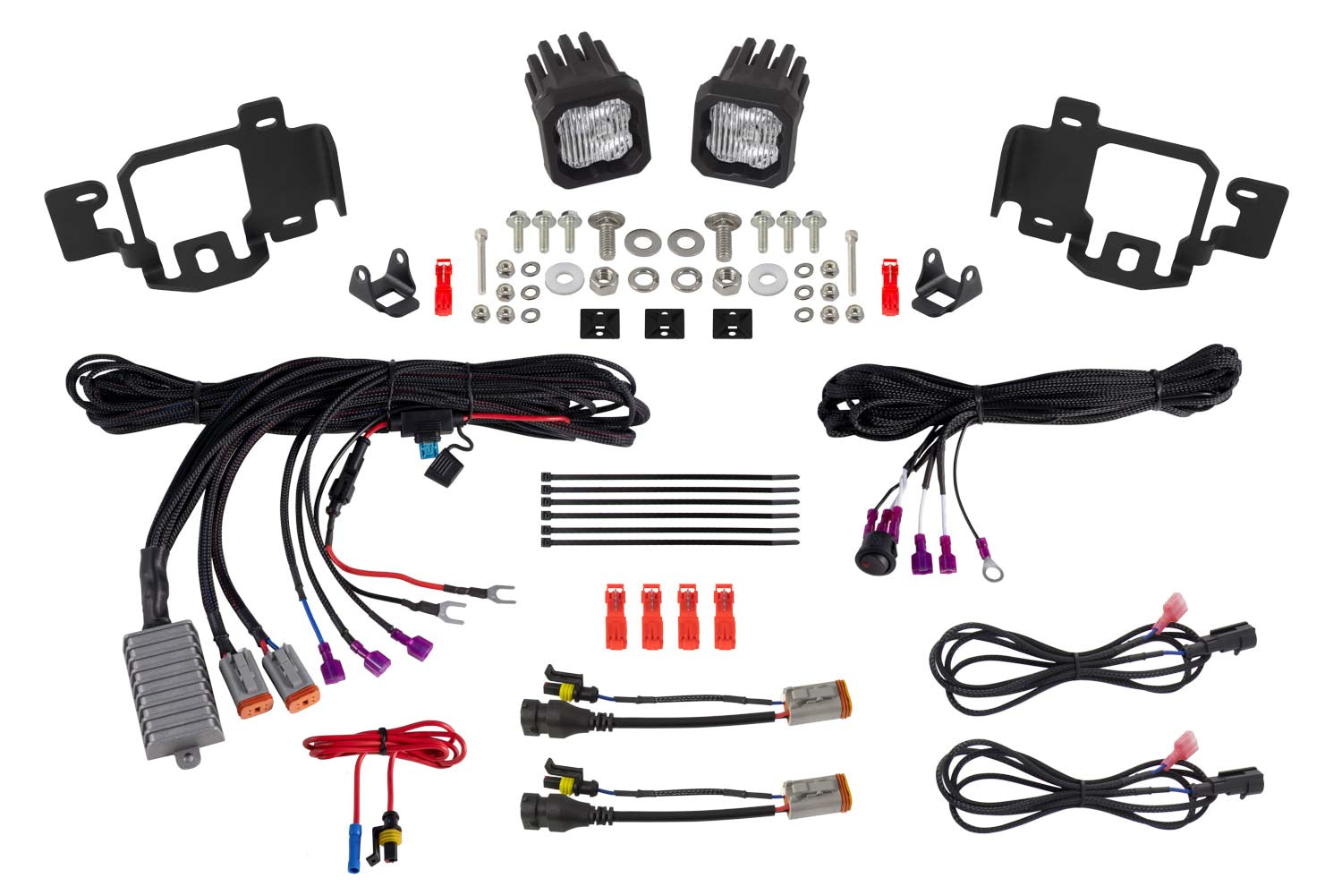 Diode Dynamics 2023-2024 Chevrolet Colorado SSC1 LED Fog Light Kit SAE Fog White DD7804
