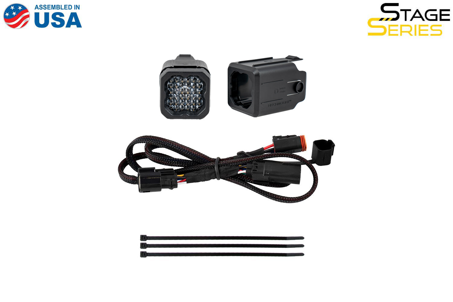 Diode Dynamics 2023-2024 Chevrolet Colorado C1 HitchMount LED Pod Reverse Kit DD7833