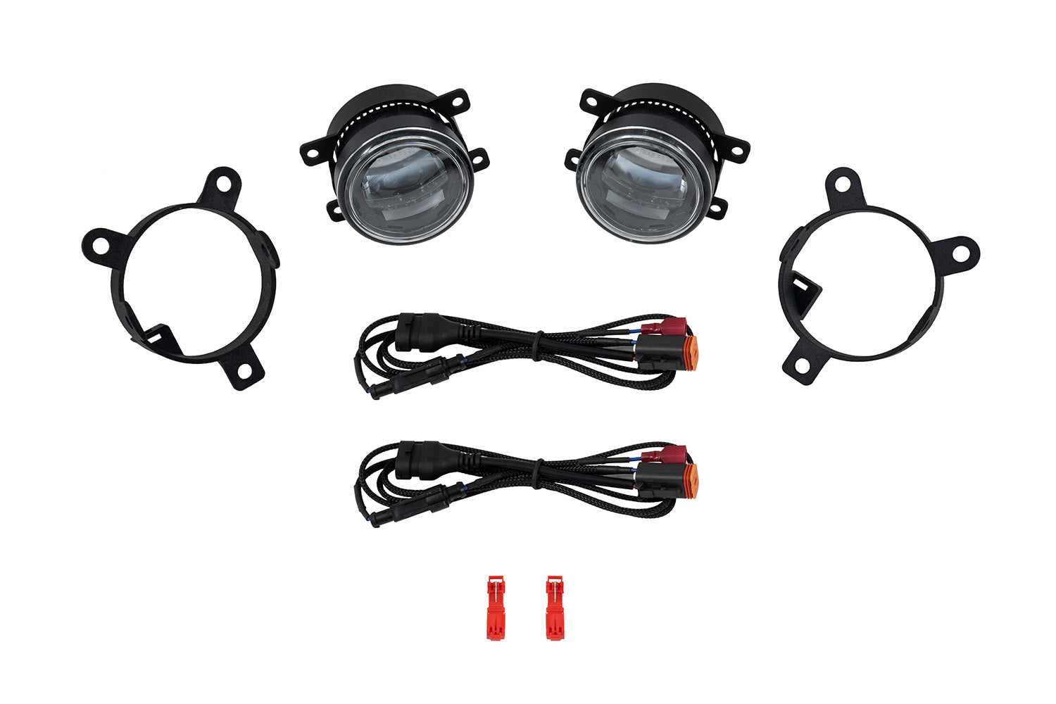 Diode Dynamics pair Cool White 6000K Sport White SAE Fog Elite Series Type Y Fog Lamps DD7985