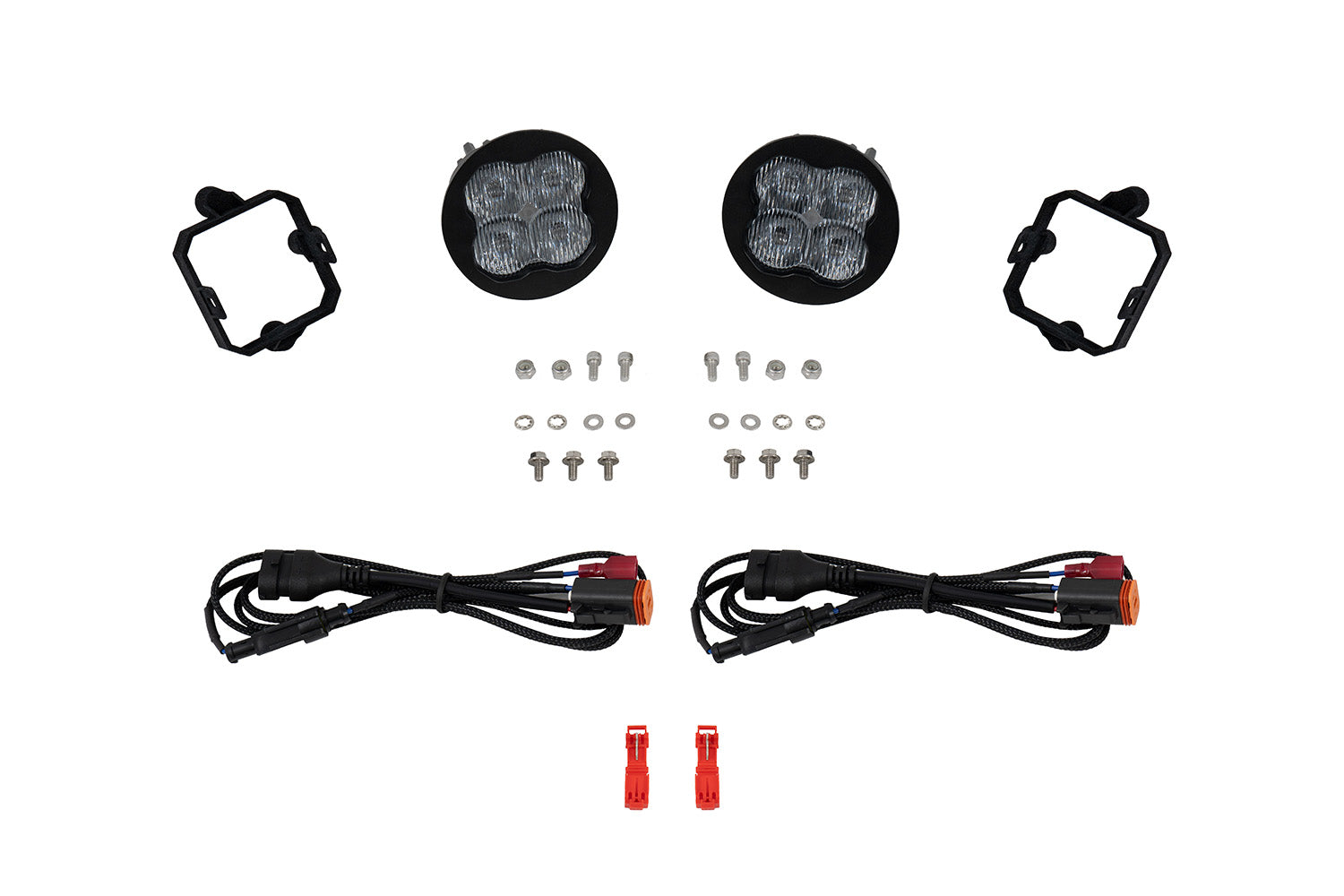 Diode Dynamics SS3 SAE DOT Type NO Fog Light Kit Cool White (6000K) Max (38.5 watts) SAE Fog DD8004