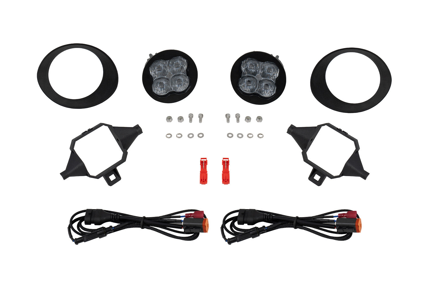 Diode Dynamics SS3 SAE DOT Type TS Fog Light Kit Cool White (6000K) Pro (36 watts) SAE Fog DD8009