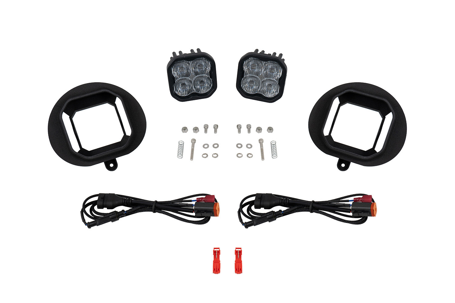 Diode Dynamics SS3 SAE DOT Type DR Fog Light Kit Cool White (6000K) Max (38.5 watts) SAE Fog DD8018