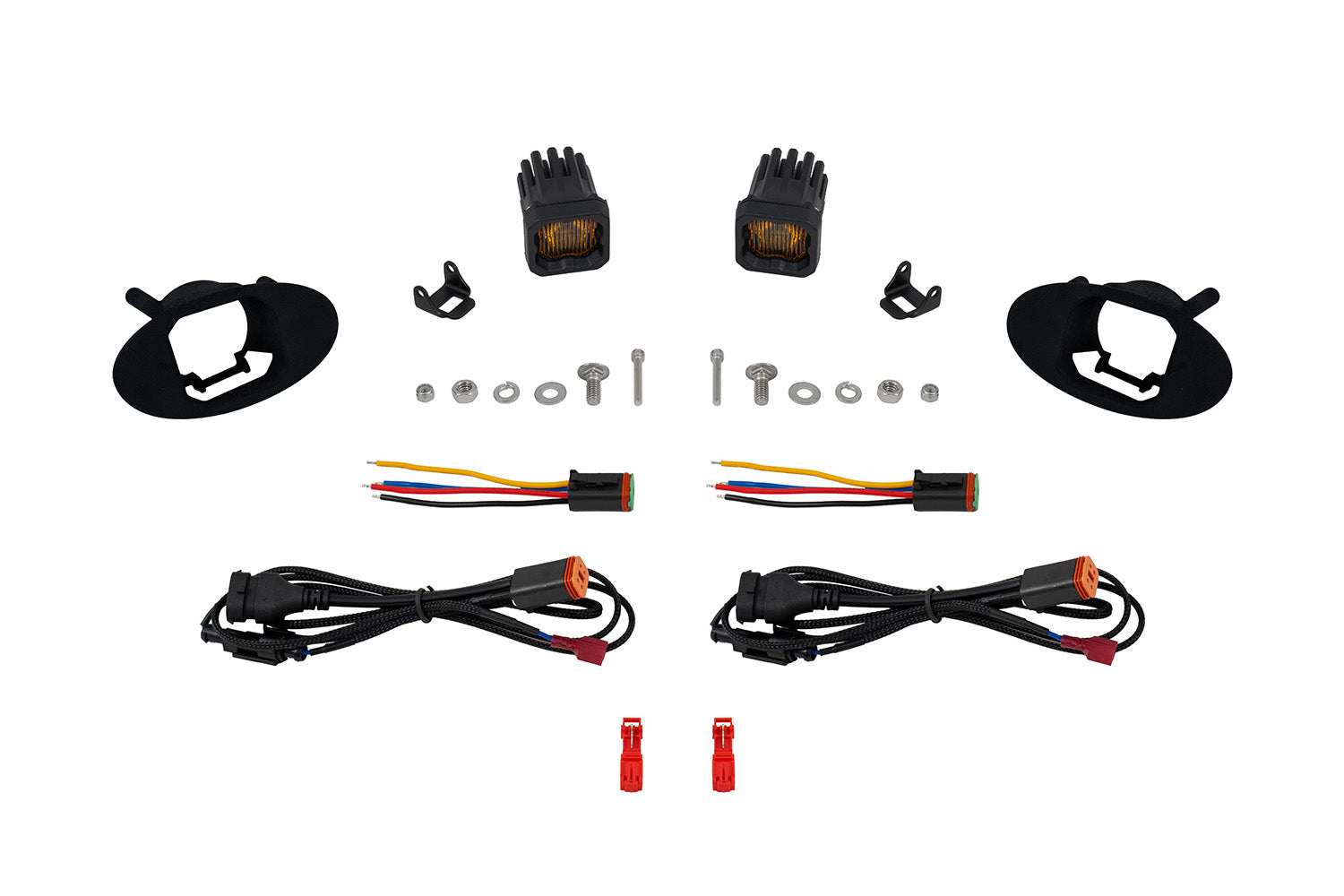 Diode Dynamics SSC1 SAE DOT Type HA Fog Light Kit Yellow (3000K) 3569 SAE Fog DD8025