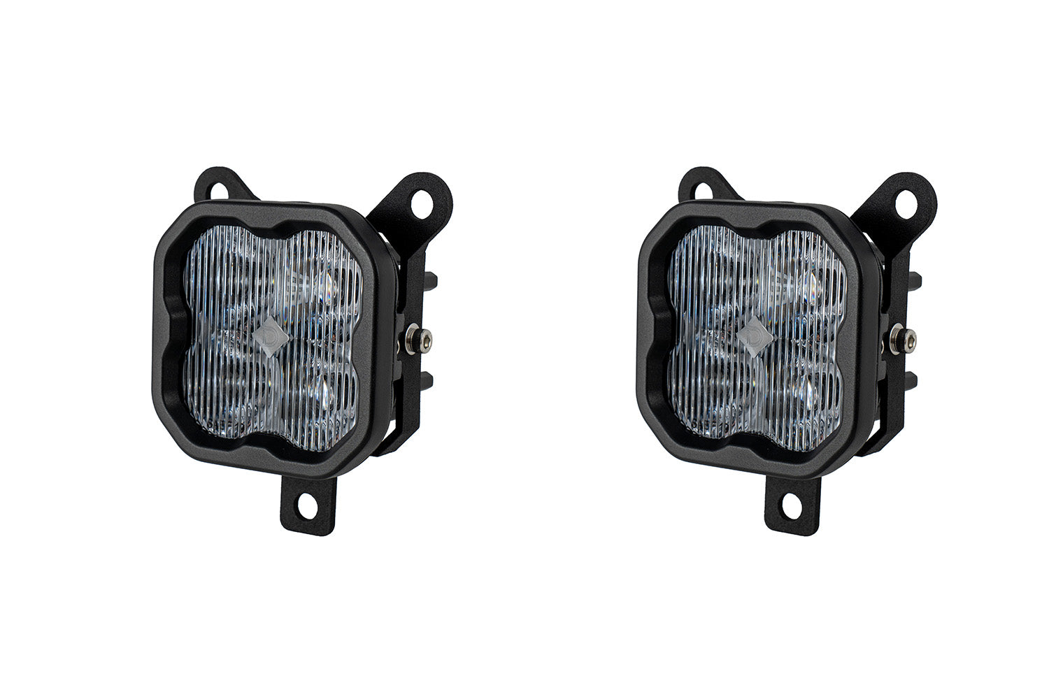 Diode Dynamics White 6000K Pro 36 watts SS3 SAE DOT Type YS White SAE Cool Fog Light Kit DD8033