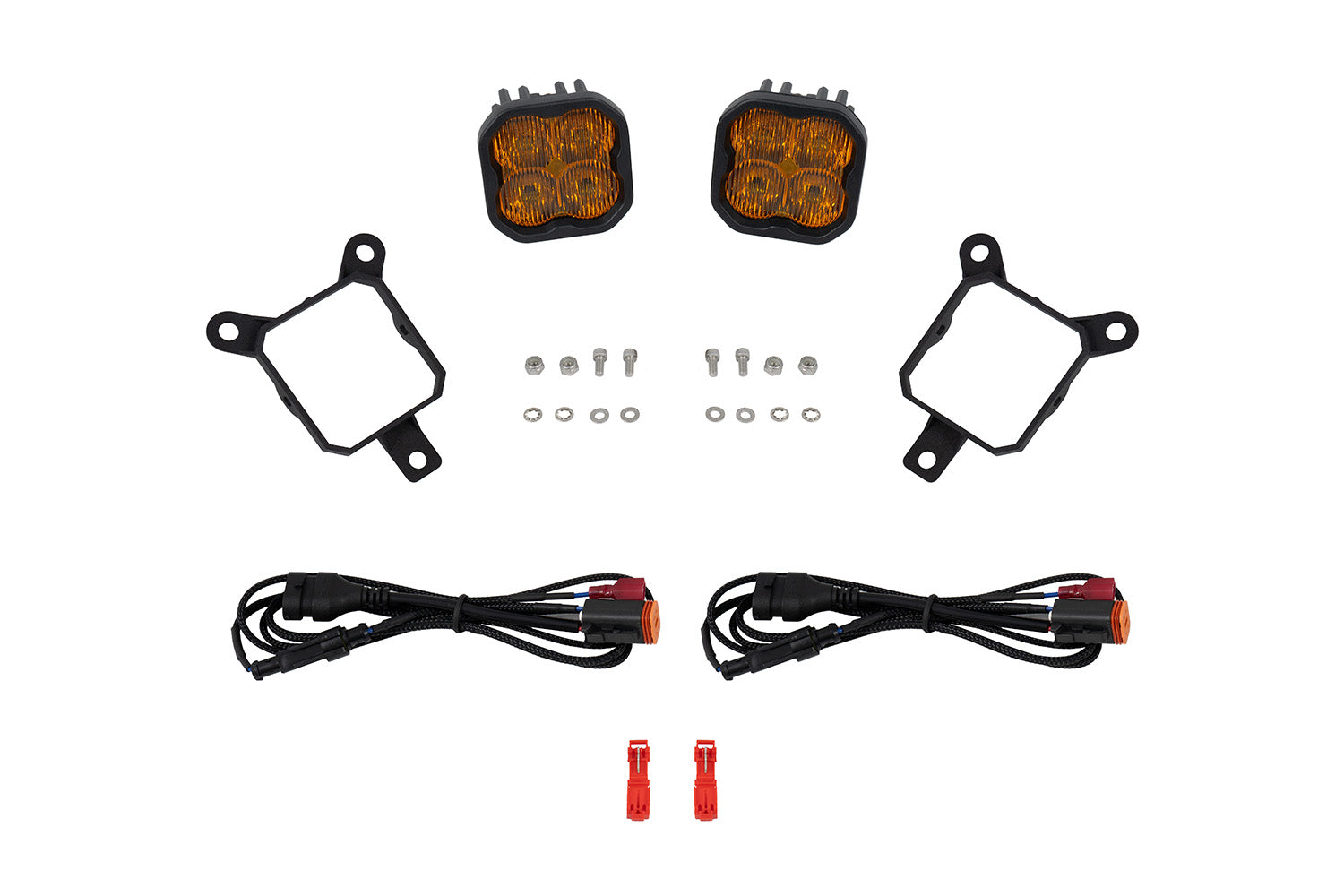 Diode Dynamics SS3 SAE DOT Type YS Fog Light Kit Yellow DD8036
