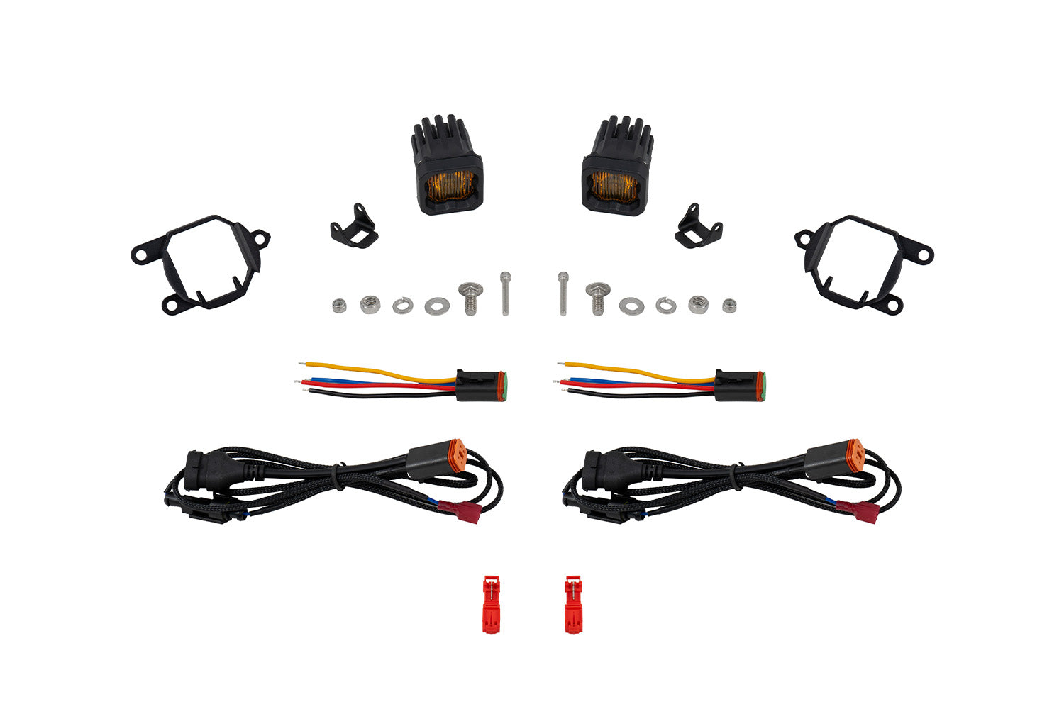Diode Dynamics SSC1 SAE DOT Type G4M Fog Light Kit Yellow 3000K 3569 SAE Fog DD8056
