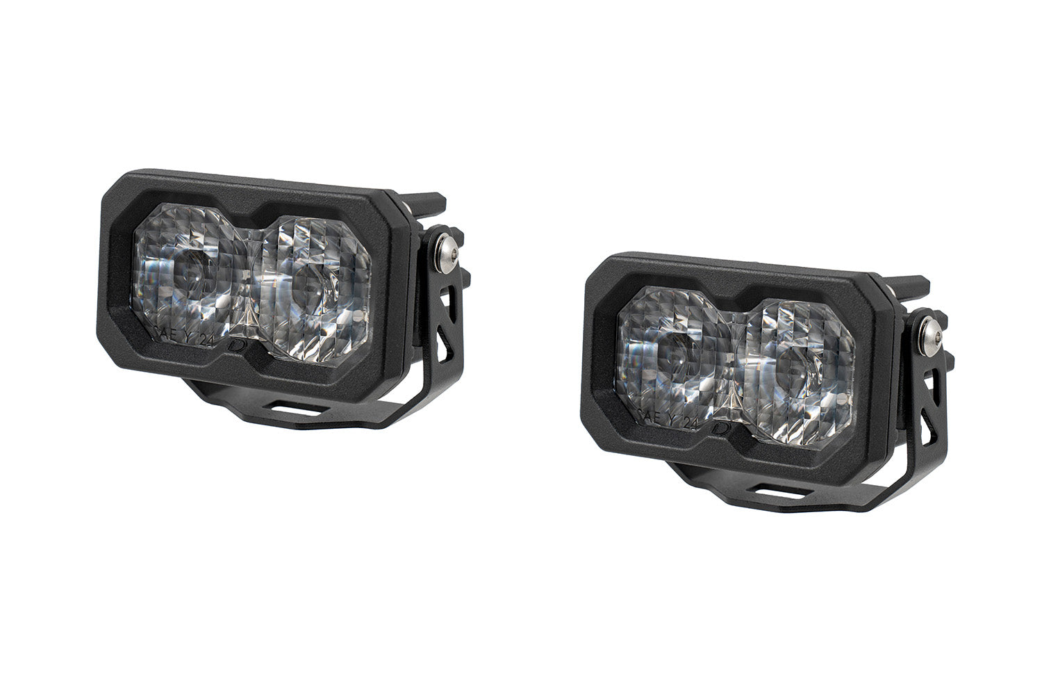 Diode Dynamics C2 2.0 Sport White SAE Driving Standard ABL Pair LED Light Pods DD8088P