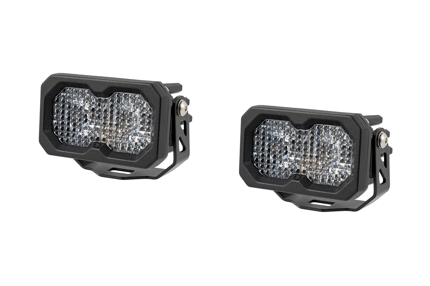 Diode Dynamics C2 2.0 Max White Flood Standard RBL Pair LED Light Pods DD8116P