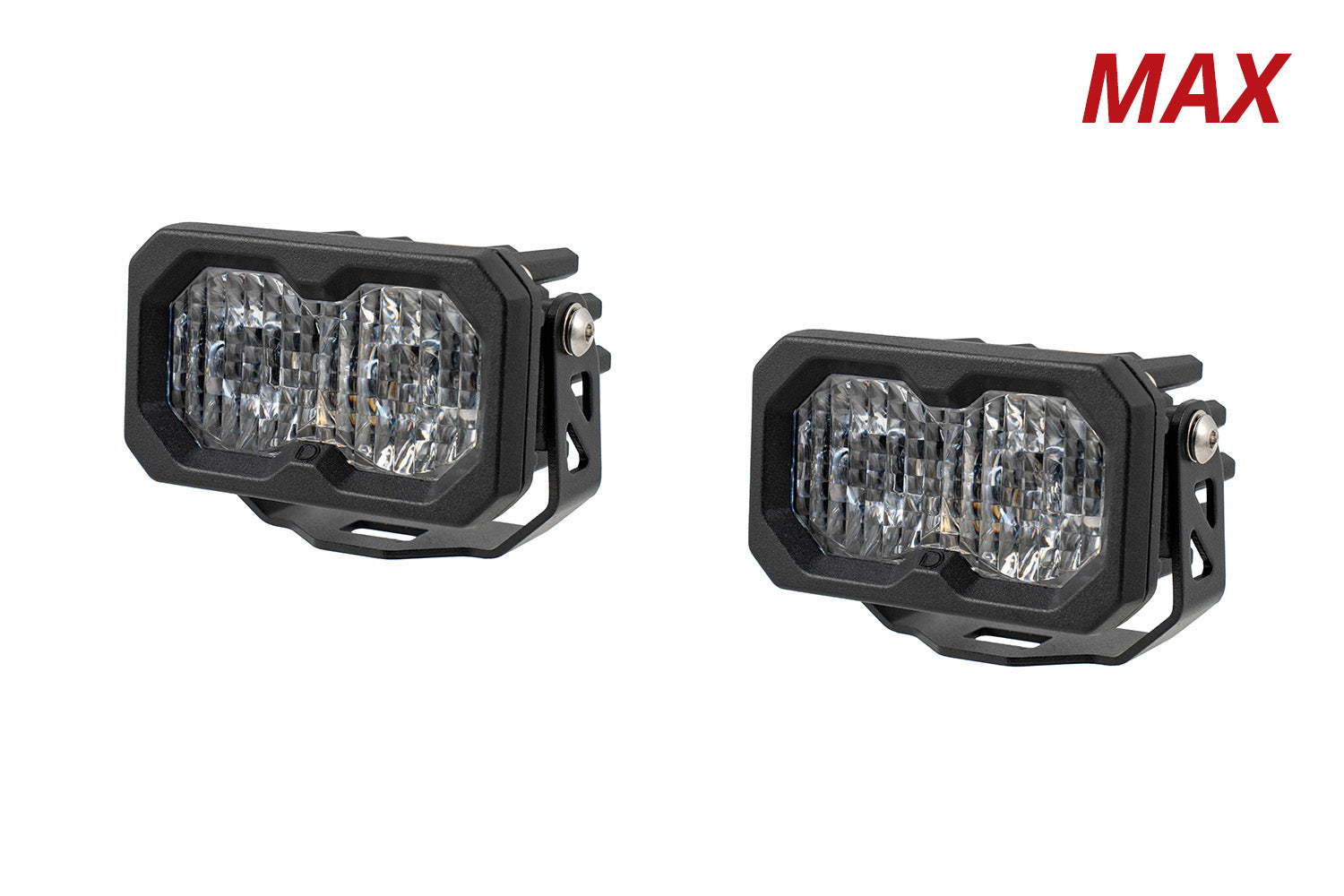 Diode Dynamics C2 2.0 Max White Flood Standard RBL Pair LED Light Pods DD8116P