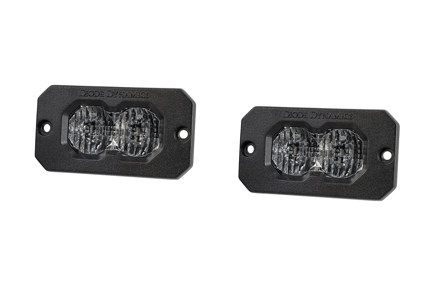 Diode Dynamics C2 2.0 Max White Combo Driving Flush RBL Pair LED Light Pods DD8130P
