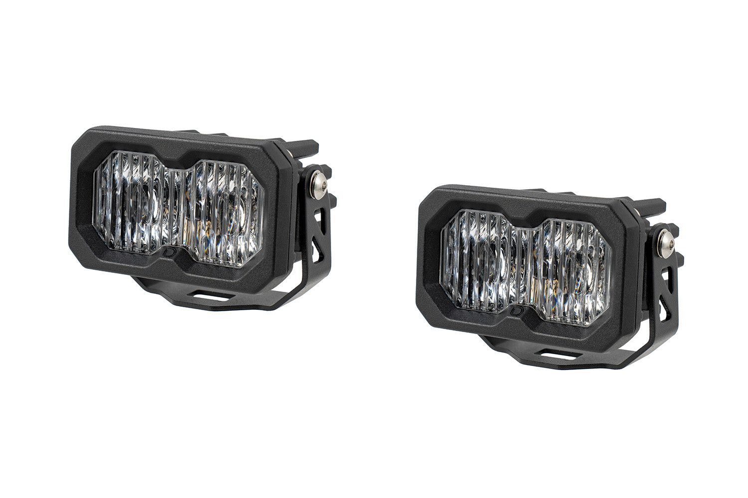 Diode Dynamics C2 2.0 Max White SAE Fog Wide Standard ABL Pair LED Light Pods DD8240P