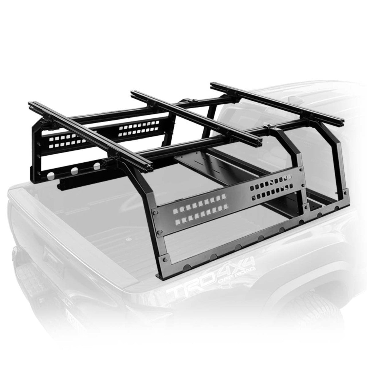 OVS Discovery Rack with Side Cargo Plates With Front Cargo Tray System Kit Full Size Truck Short Bed Application 22030201