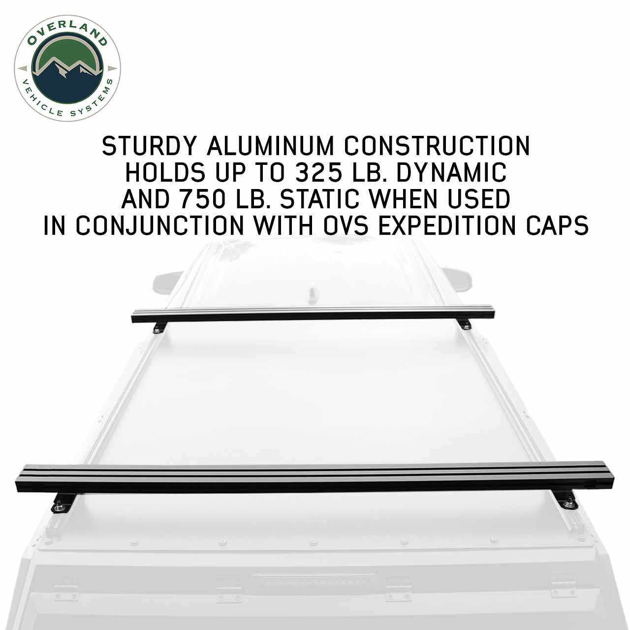 OVS 51.25" Expedition Truck Cap Crossbars Pairs EXP51