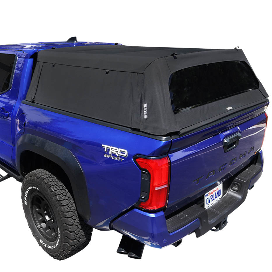 OVS 2016-2023 Toyota Tacoma 5' Explorer Soft Shell Black Diamond Canvas and Aluminum Frame 70400001