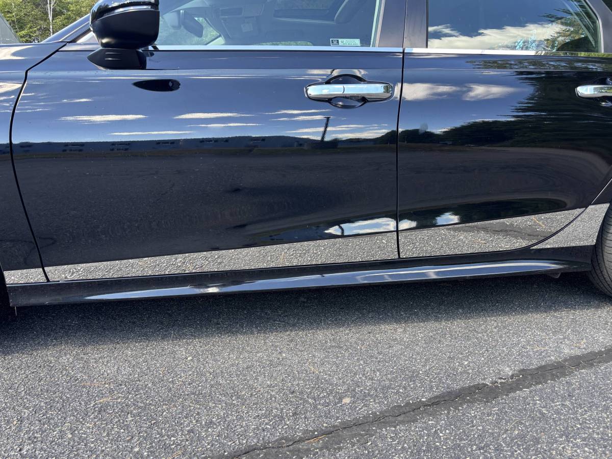 QAA 2022-2025 Honda Civic 4 Door Sedan Stainless Steel Rocker Panel Trim 8Pc TH72214